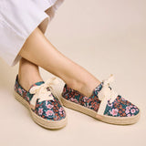 Toms Carolina Lace-up - Dark Teal Mountain Primrose image 4