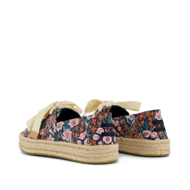Toms Carolina Lace-up - Dark Teal Mountain Primrose image 5