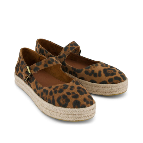 Toms Carolina Mary Jane Espadrille - Brown Sugar Leopard image 2