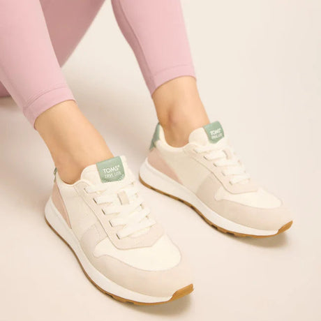 Toms TRVL LITE Retro Runner Sneaker - Egret image 5