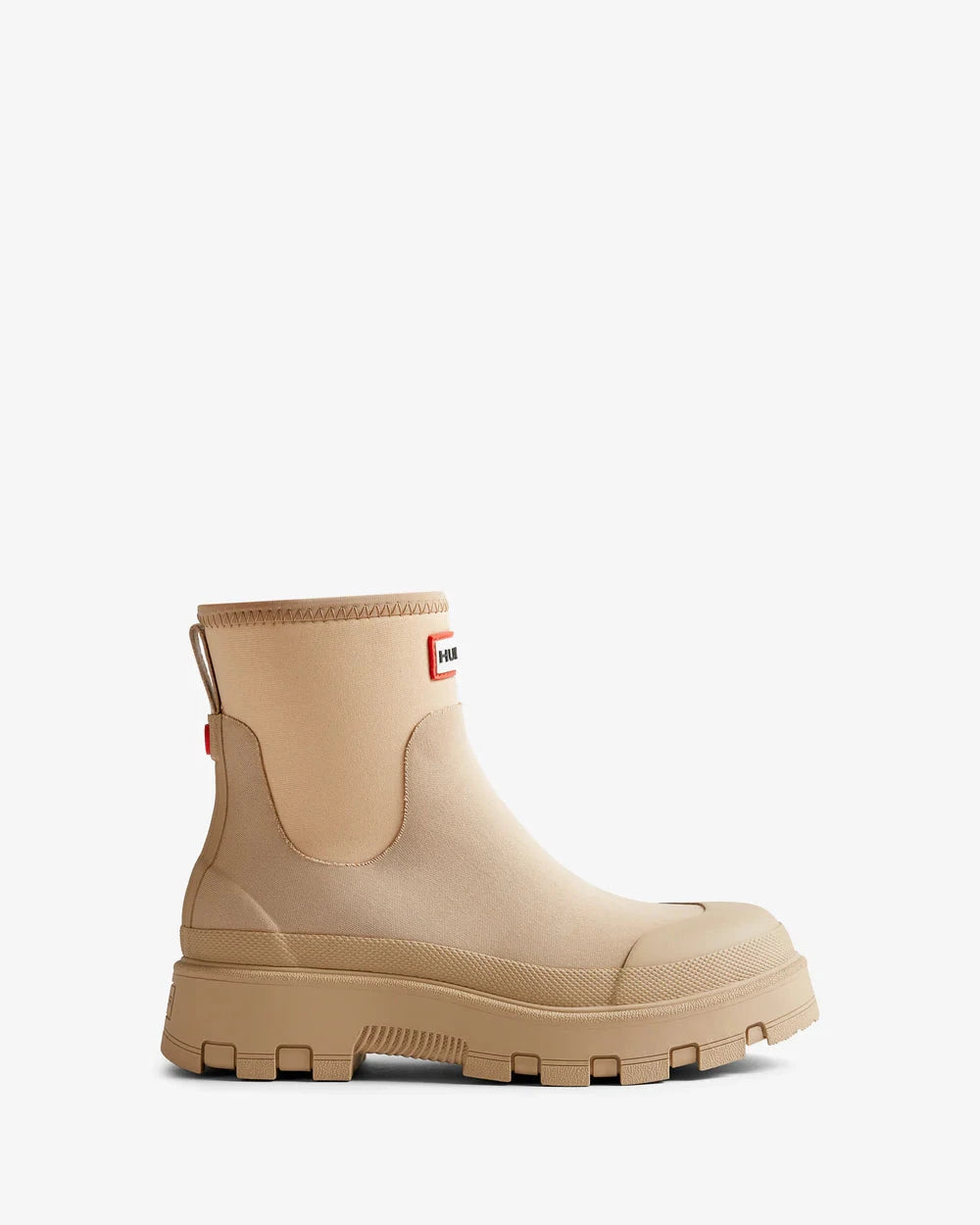 Hunter Unisex Elements Neoprene Chelsea Boot - Shore (Beige) – side view