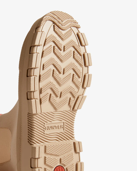 Hunter Unisex Elements Neoprene Chelsea Boot - Shore (Beige) – detail shot