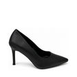 Wild Alice Pointy Court Heel - Black - side view