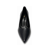 Wild Alice Pointy Court Heel - Black - front view
