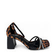 Wild Alice Glamour Block Heel - Leopard - side view